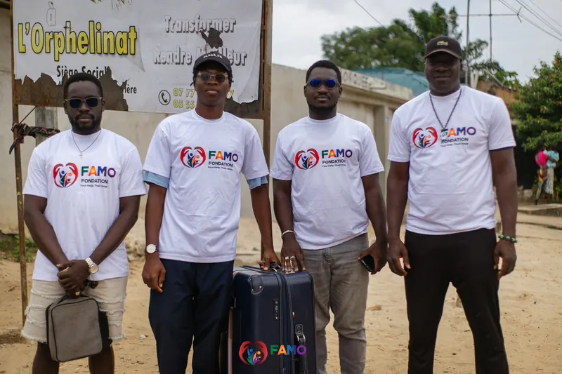 Action de la Fondation FAMO à la Pouponnière de Yopougon-Attié (4/11)