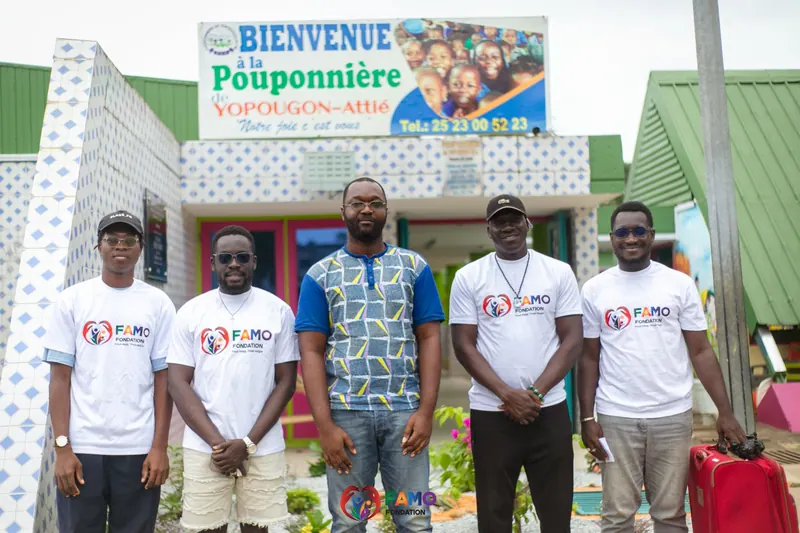 Action de la Fondation FAMO à la Pouponnière de Yopougon-Attié (1/5)